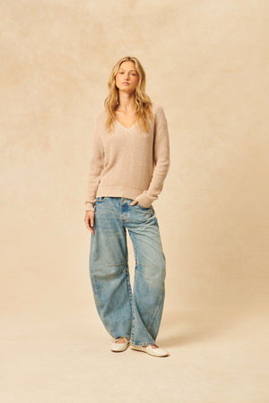 John + Jenn Leo Sweater Light Mocha