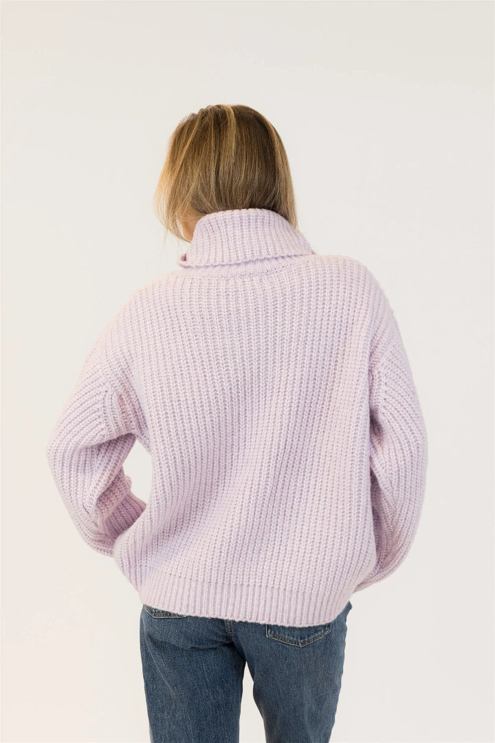 Lyla + Luxe Sahar Mockneck Lilac