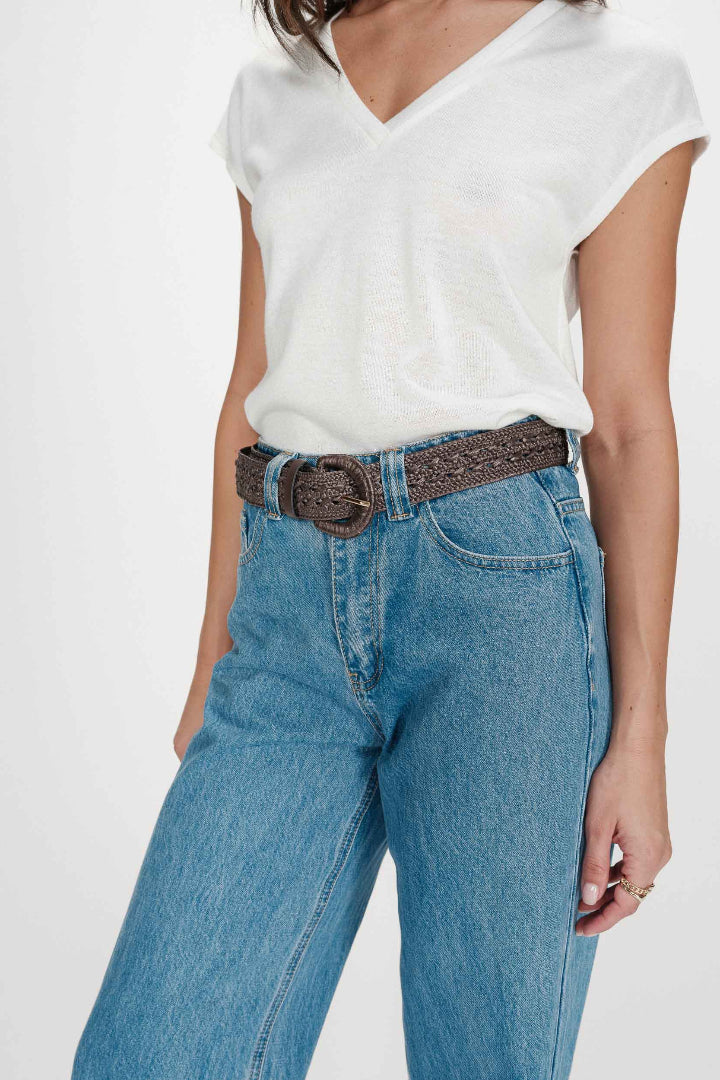 Grace & Mila Vallois Belt Chocolate