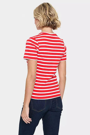 Saint Tropez AsterSZ SS Stripe T-Shirt