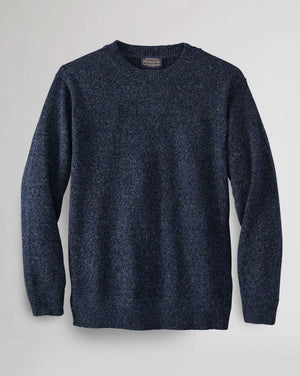 Pendleton Mens Shetland Crew Indigo Heather