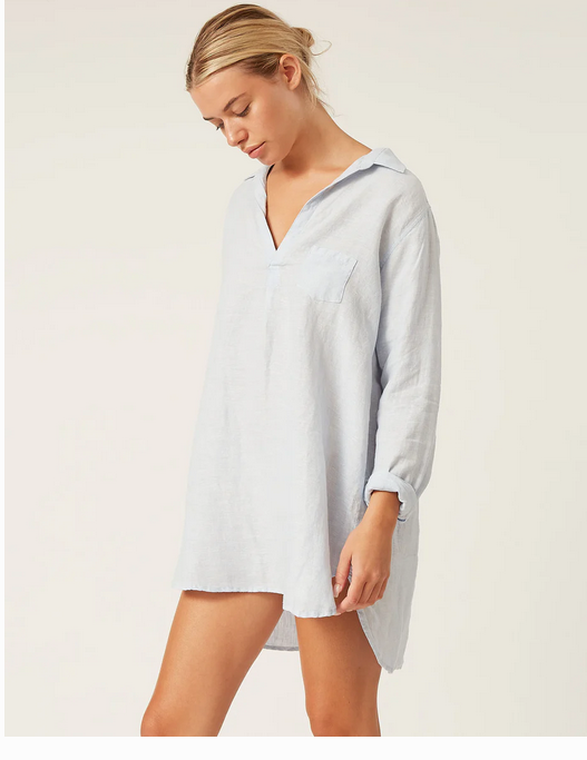 Naif Alora Tunic Chambray Indigo