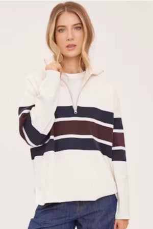 Gentle Fawn Idris Sweater Cream Stripe
