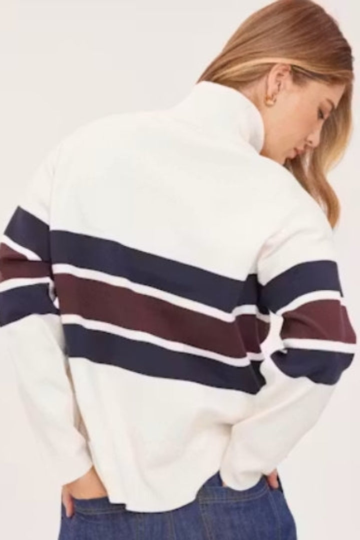 Gentle Fawn Idris Sweater Cream Stripe