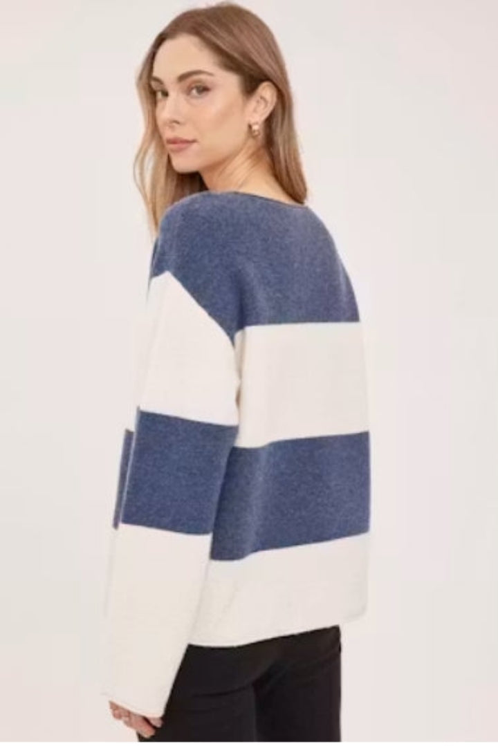 Gentle Fawn Annalise Navy Stripe