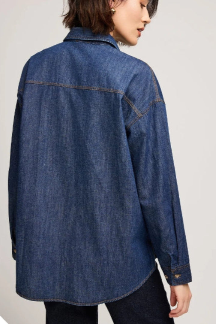 Gentle Fawn Whitney Shirt Dark Wash