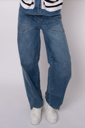 RD Style Milla Stretch Denim Pants Didi Dark