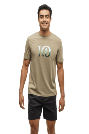 TenTree Cloudy Forest Ten T-Shirt Khaki/Forest Shade