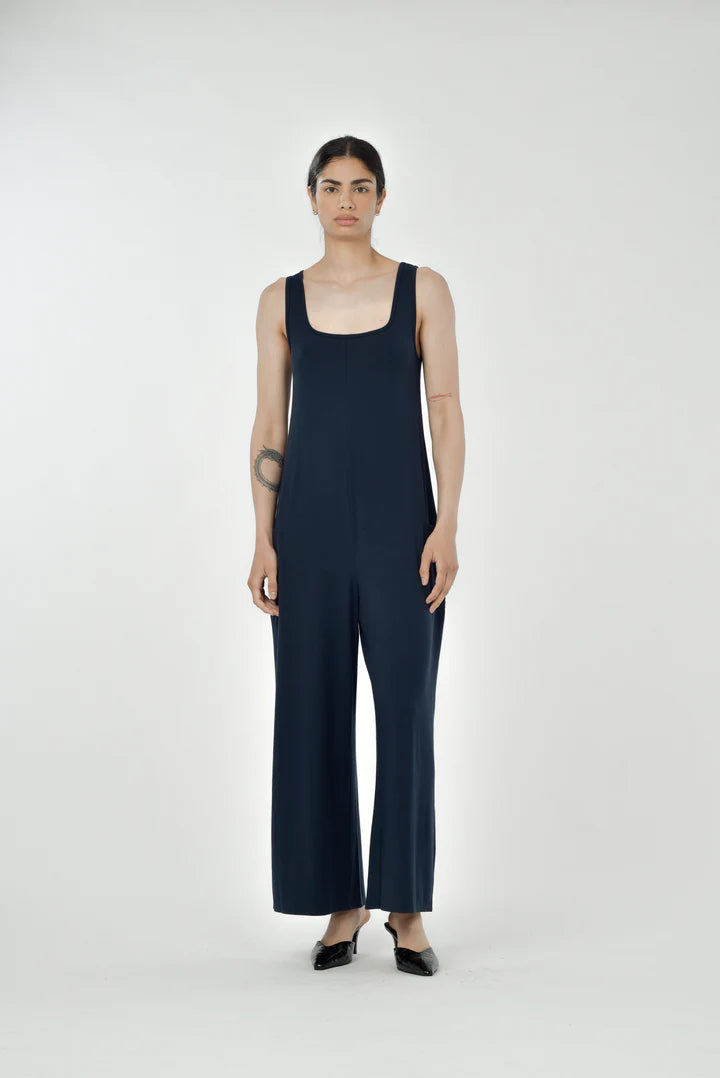 Paper Label Claire Jumpsuit Midnight Blue