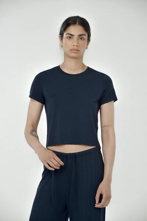 Paper Label Cassie Tee Midnight Blue