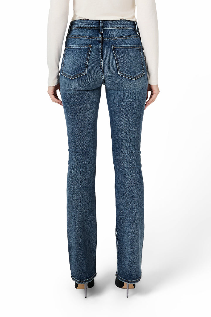 Fidelity Lily High Boot Cut Idol Blue