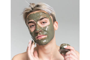 Om Charcoal + Matcha Detoxifying Face Mask