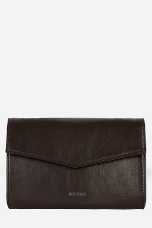 Matt & Nat Lilian Theme Clutch Shoulder Bag Coffee