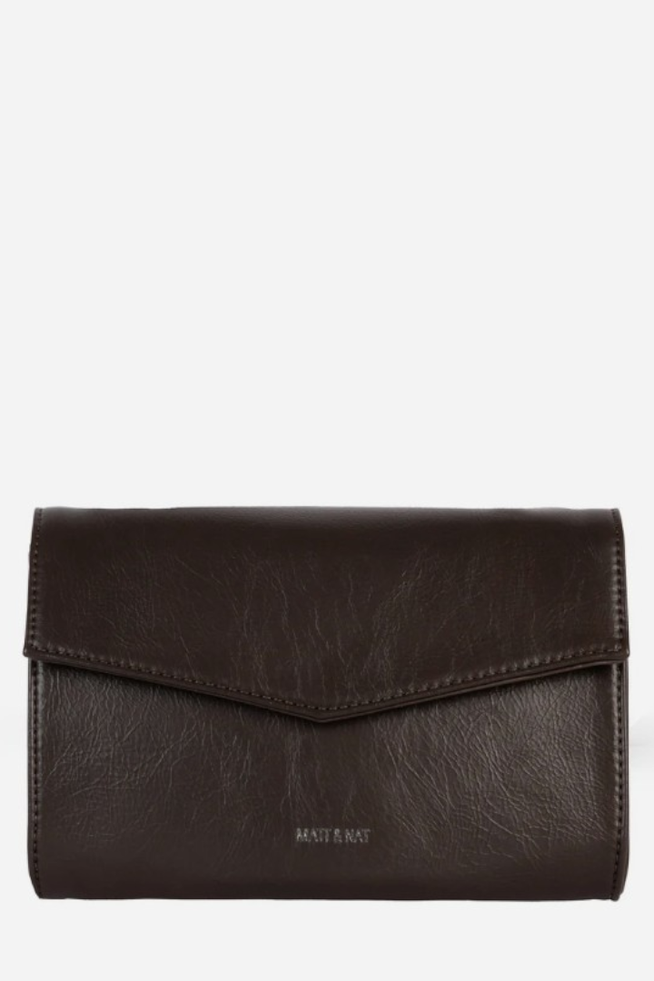 Matt & Nat Lilian Theme Clutch Shoulder Bag Coffee