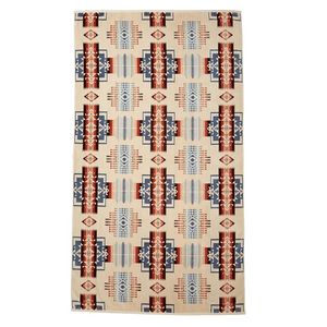 Pendleton Jacquard Spa Towel Chief Joseph Rosewood