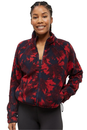 TenTree Palisade Full Zip Midnight Blue/Maple Print