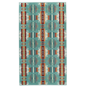 Pendleton Spa Towel Chief Joseph Aqua