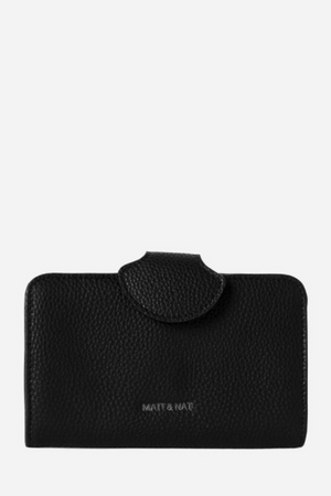 Matt & Nat Float Grain Wallet Black