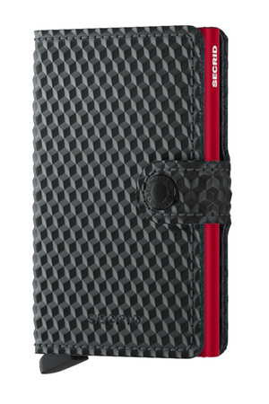 Secrid Mini Wallet Cubic Black-Red