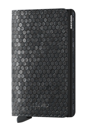 Secrid Slim Wallet Hexagon Black