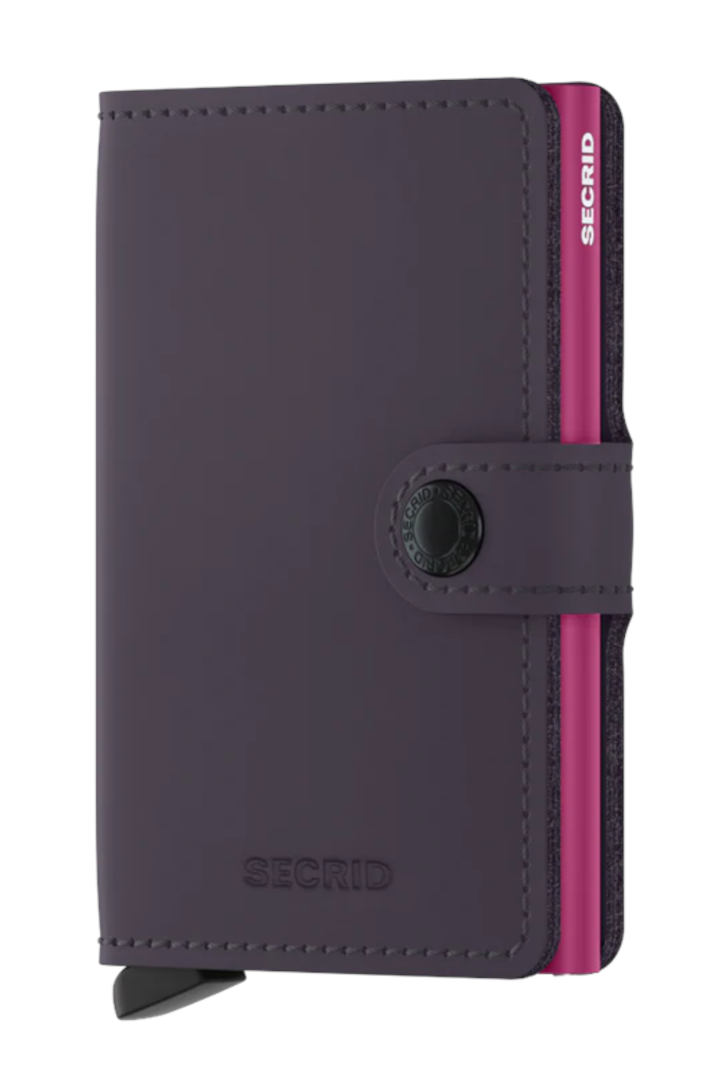 Secrid Mini Wallet Dark Purple Fuchsia