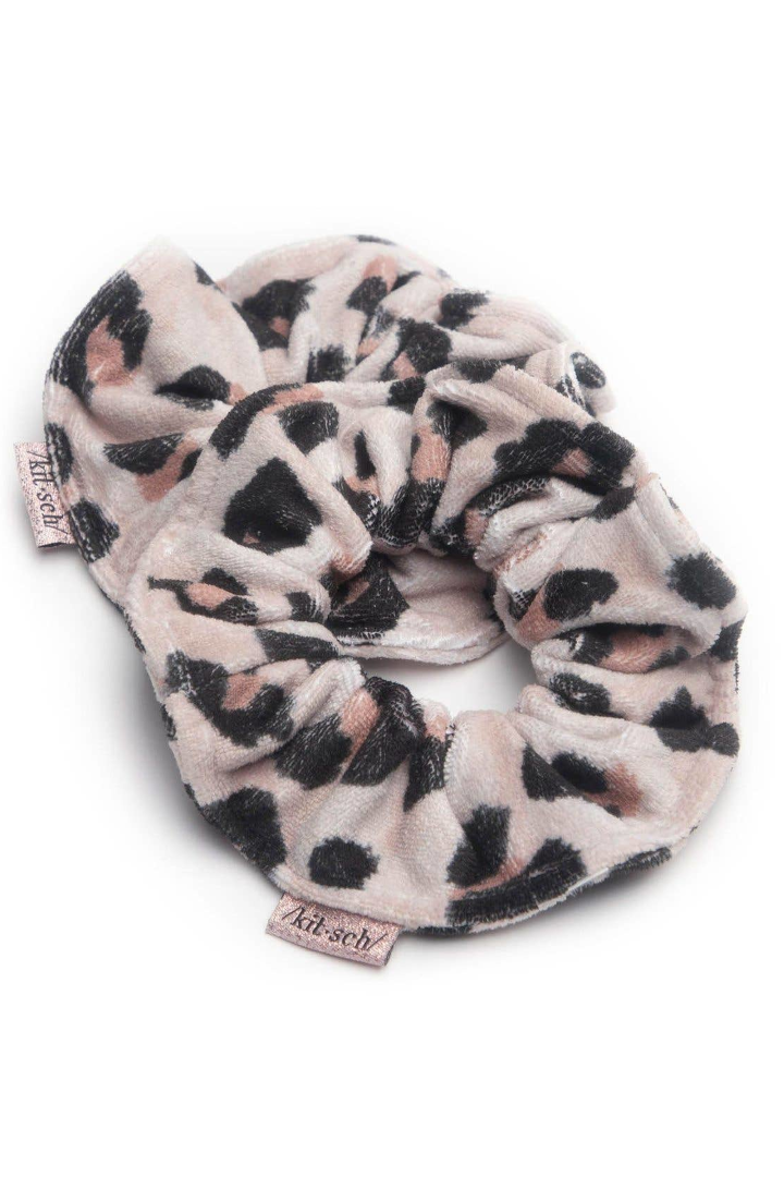 Kitsch Towel Scrunchie - Leopard