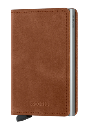 Secrid Slim Vintage Cognac/Silver
