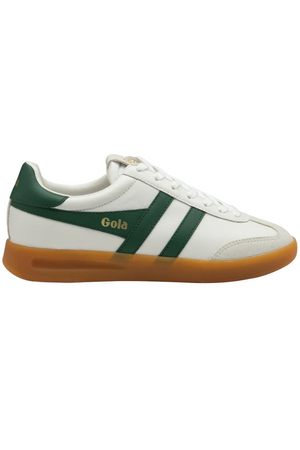 Gola Cyclone Leather White/Evergreen/Gum