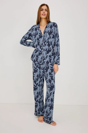 Rails Varra Pajama Set Midnight Jaguar