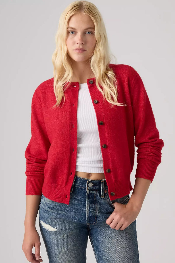 Levi's Claire Cardigan True Red