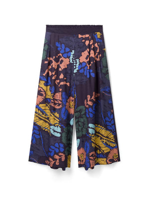 Thought Nell Printed Culottes Navy