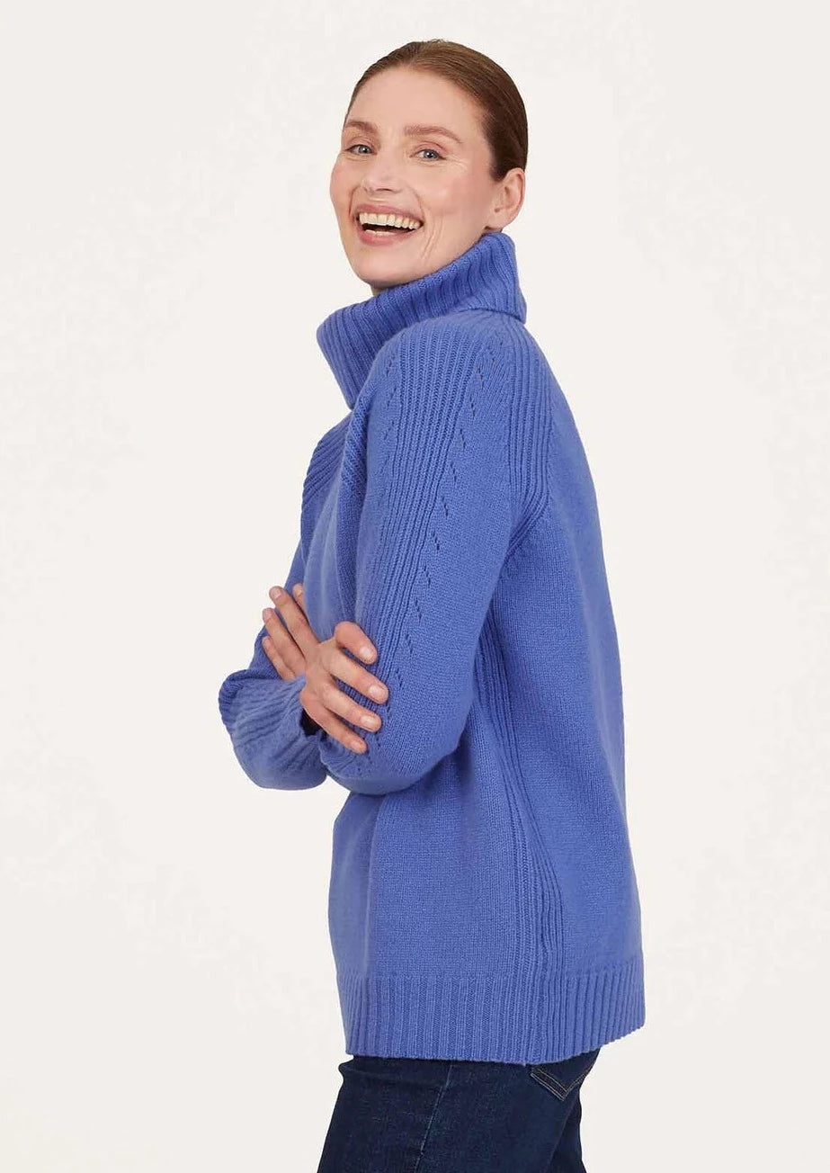 Thought Hailie Sweater Periwinkle Blue - Covet in Qualicum