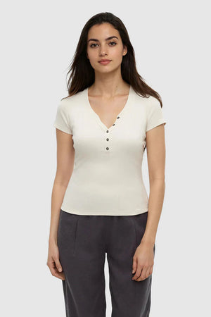 Ten Tree Pinewood T-Shirt Vintage White