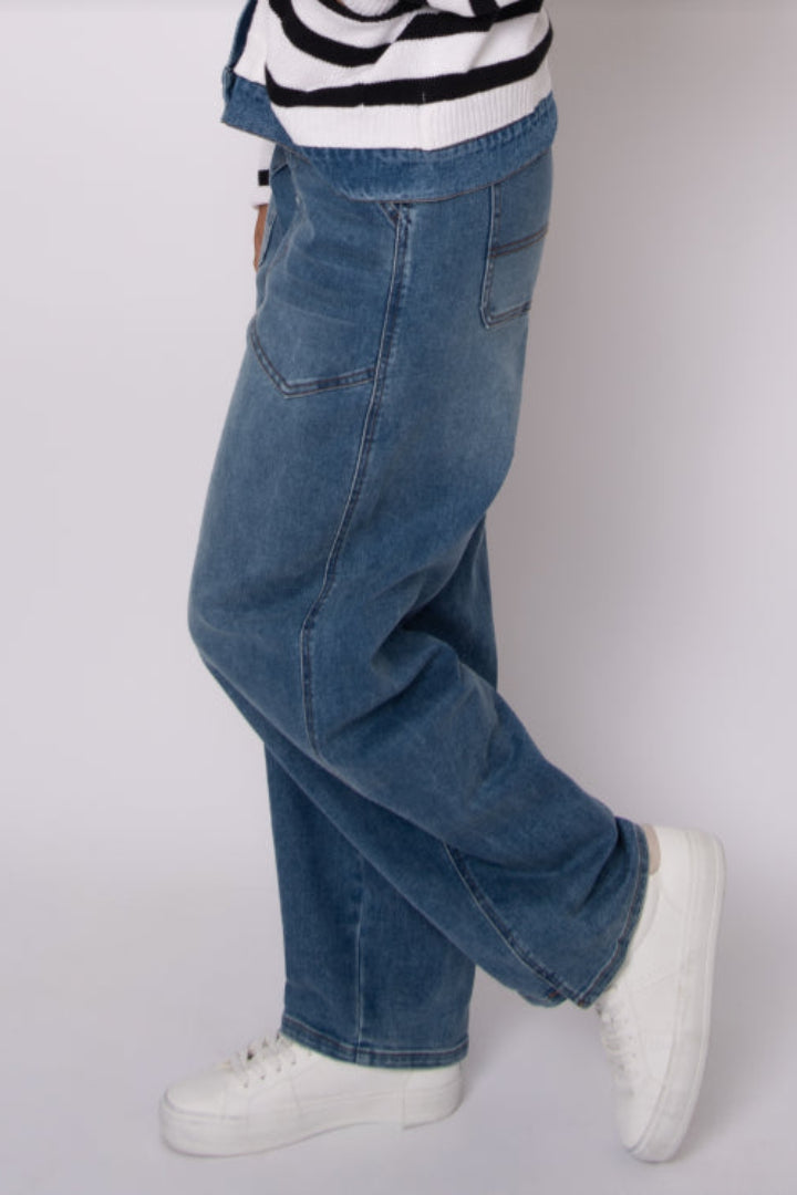 RD Style Milla Stretch Denim Pants Didi Dark