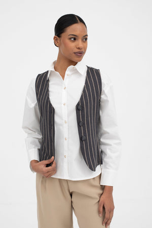 Mus & Bombon Zoloti Vest Anthracite