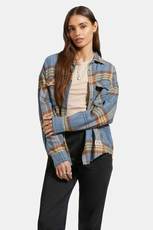 Brixton Bowery Womens Classic Flannel Fall24 Collection