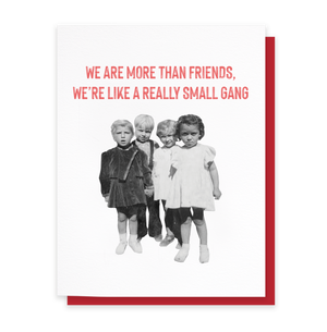 More Than Friends, Friendship Greeting Card