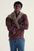 Sea Salt Brigantine Long Sleeve Henley Top Timber