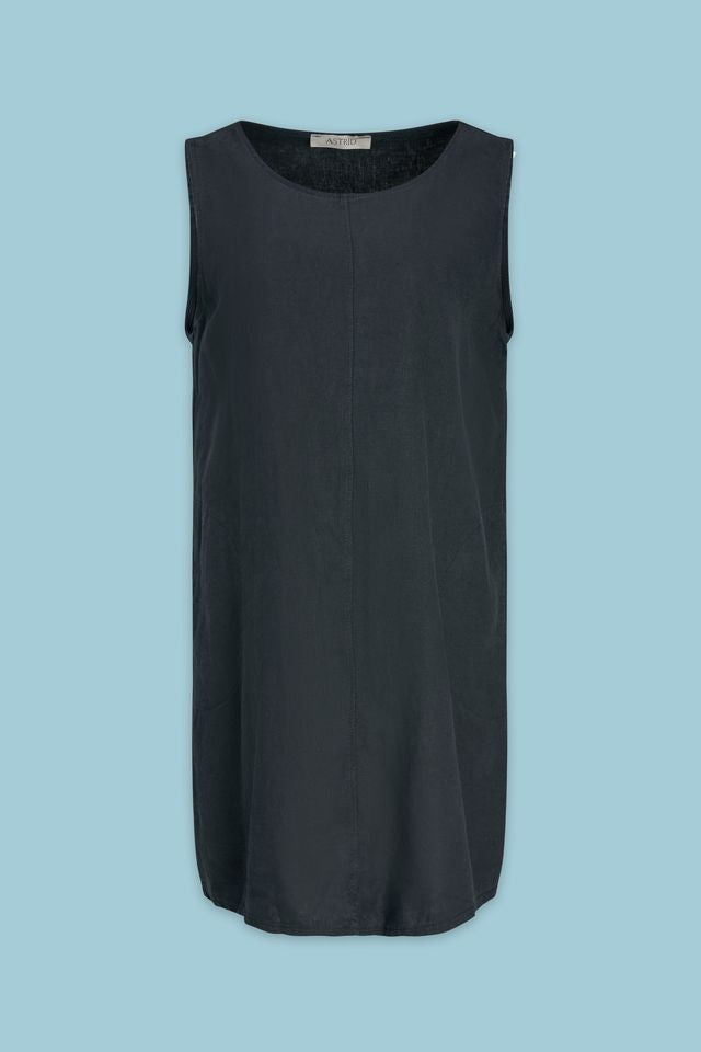 Astrid Woven Dress Black