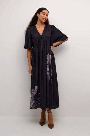 Culture CUVinny Chaina Long Dress Black