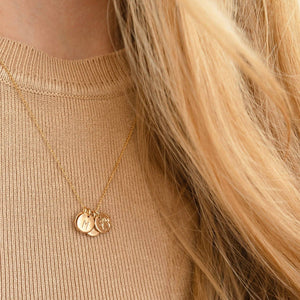 Petite Gold Coin Necklaces