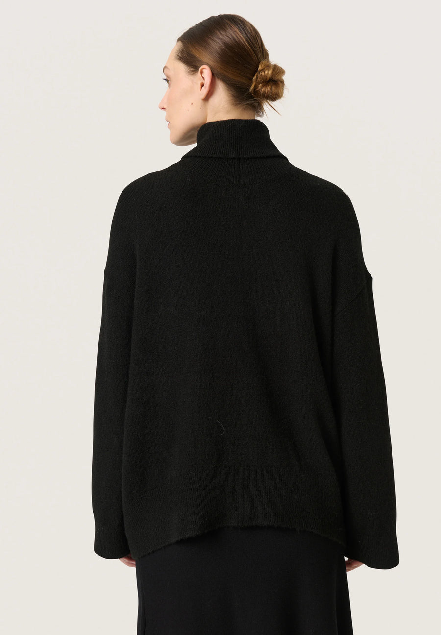 Soaked In Luxury SLRakel Rollneck Pullover Black