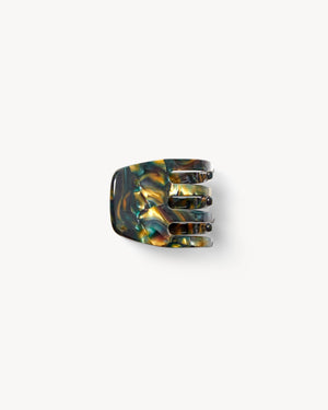 Mini Claw in Green Tortoise