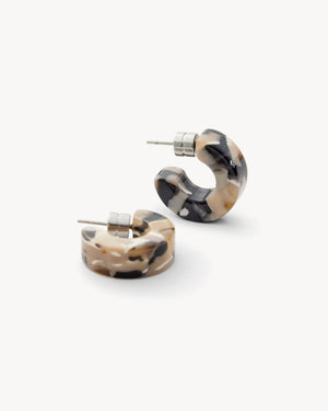 Muse Hoops in Abalone