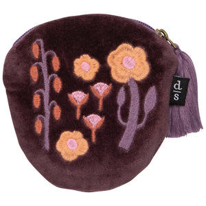 Danica Petal Power Embroidered Coin Purse