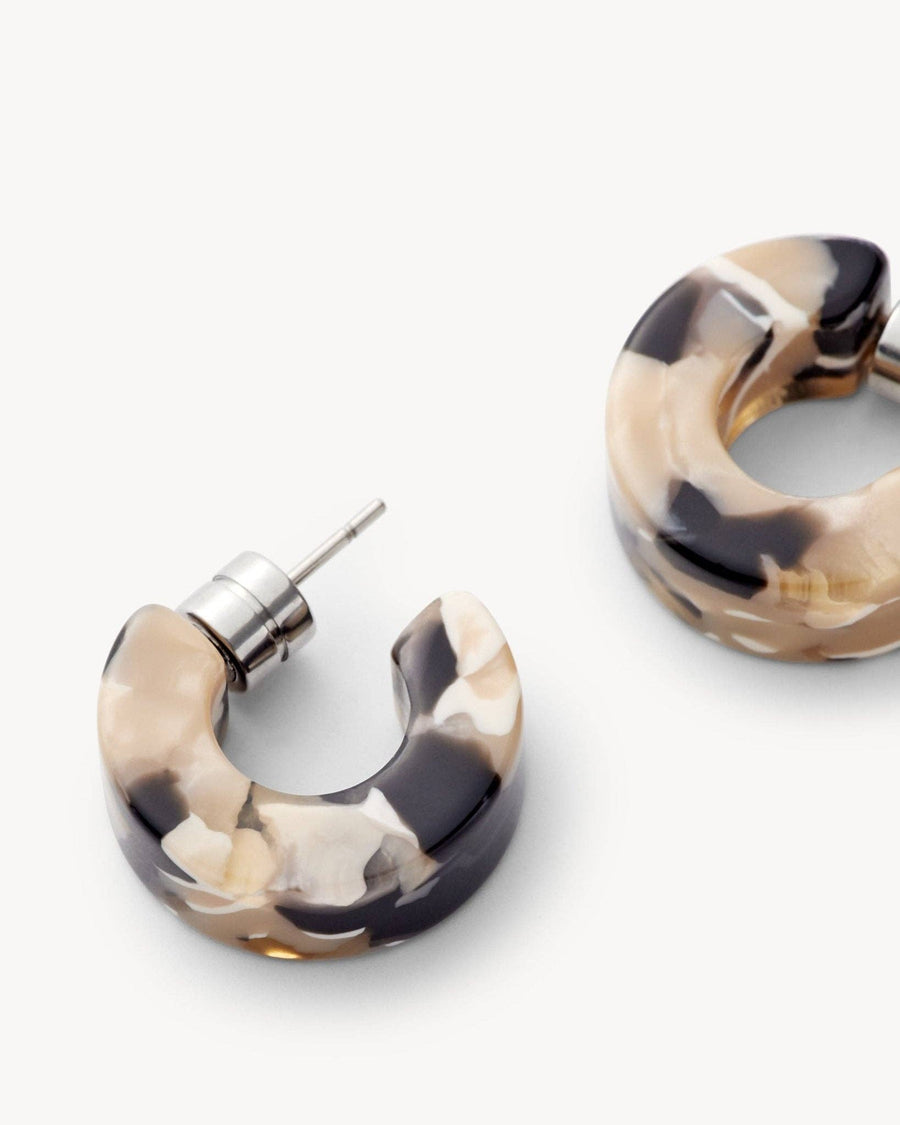 Muse Hoops in Abalone