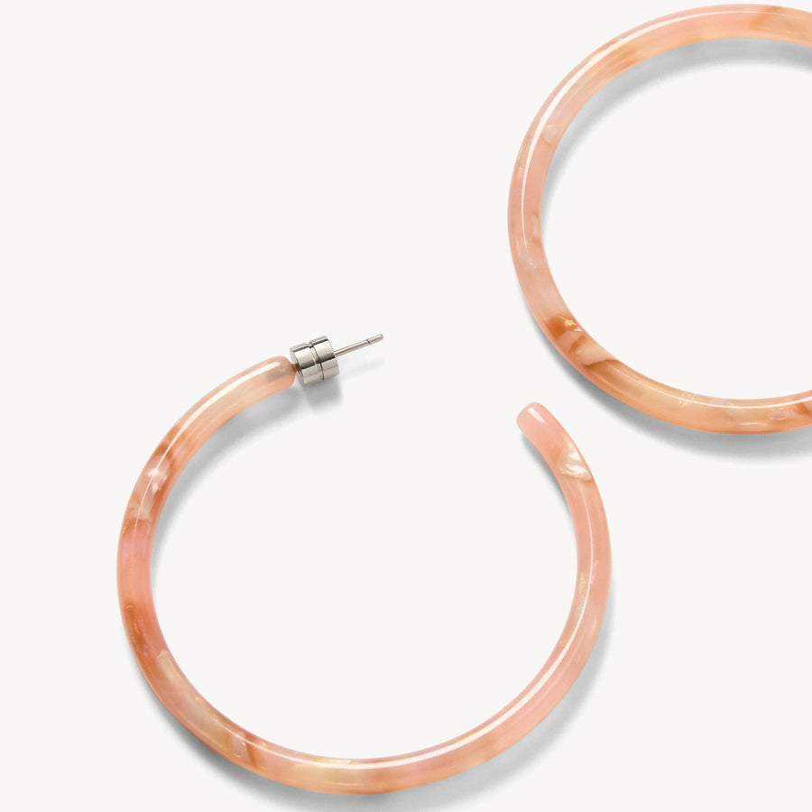 Large Hoops in Blossom