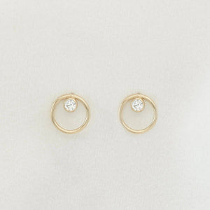 Petite Gold Audrey Studs