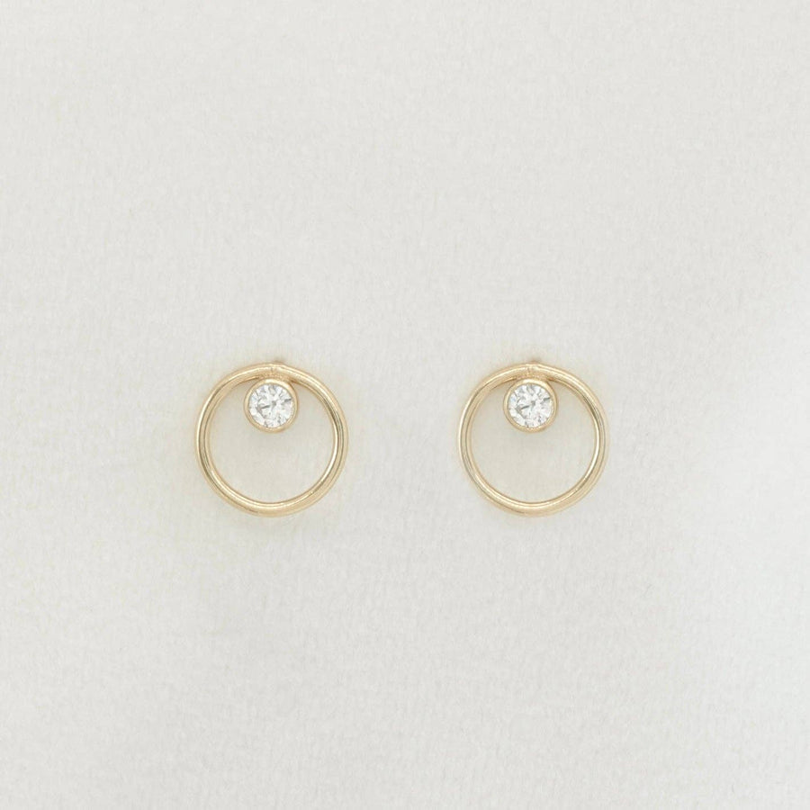 Petite Gold Audrey Studs