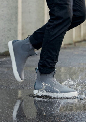 Vessi Weekend Chelsea Waterproof Sneaker Concrete Grey